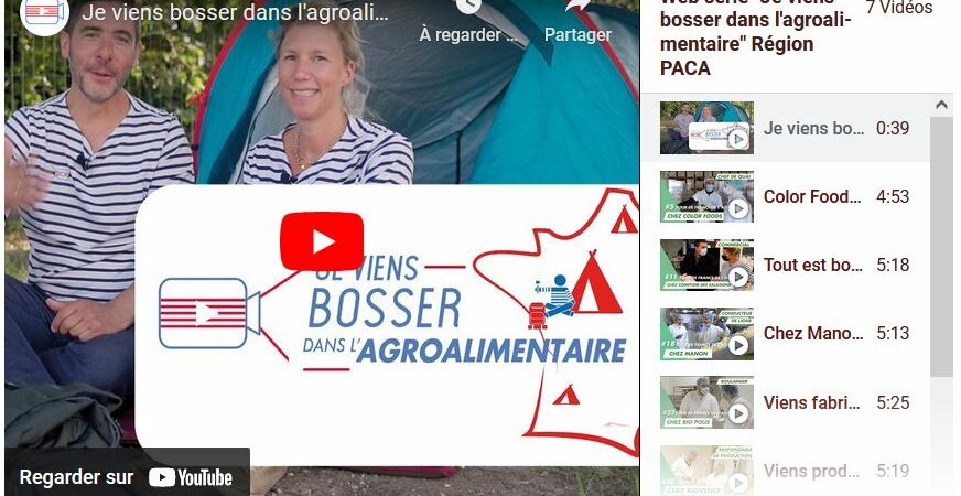 WEBSERIE : « Je viens bosser dans l'agroalimentaire »