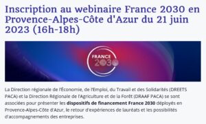 Webinaire France 2030