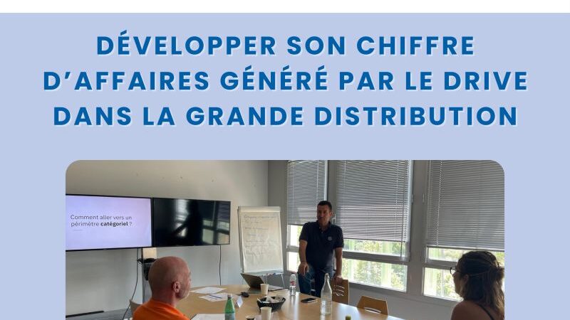 formation drive en grande distribution