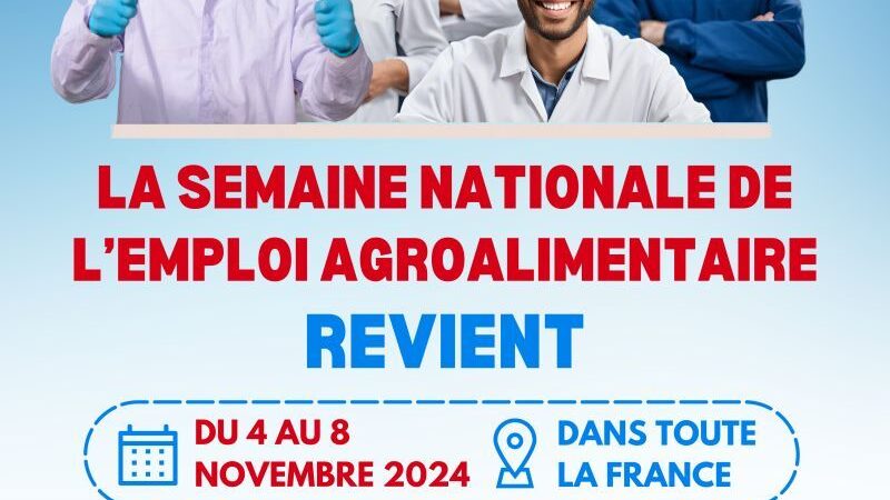 Semaine nationale de l'emploi agroalimentaire