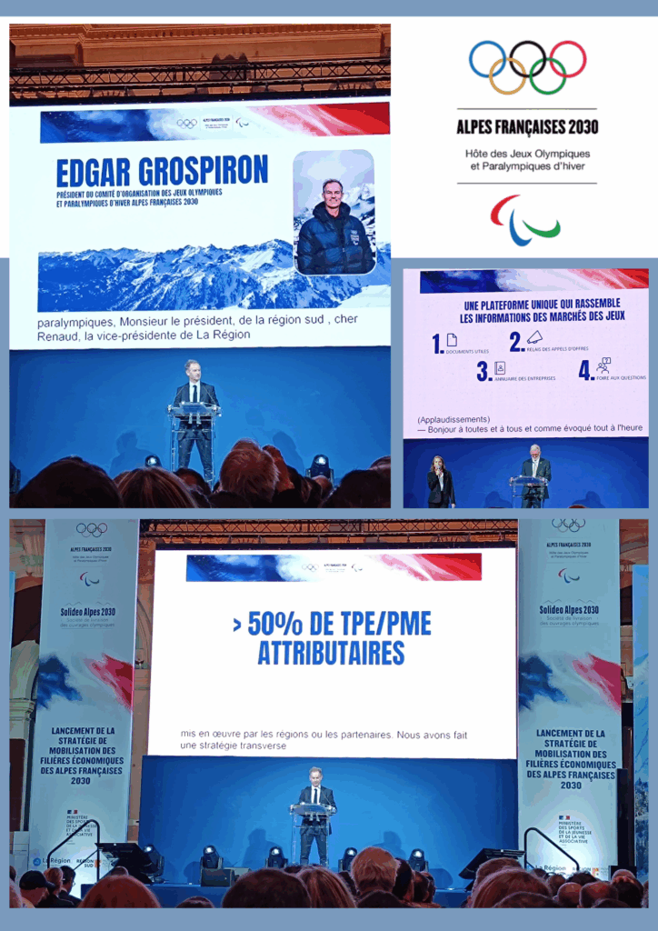 Jeux Olympiques et Paralympiques Alpes Françaises 2030, Edgar Grospiron, président du comité d'organisation des JOP 2030